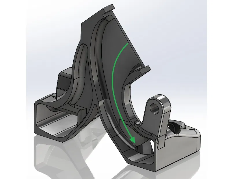 #0017 [Chỉnh sửa] Ống dẫn Delta P X2 [V2R2.2] cho MK3S(+) [Bộ chia luồng mới] - Image 2