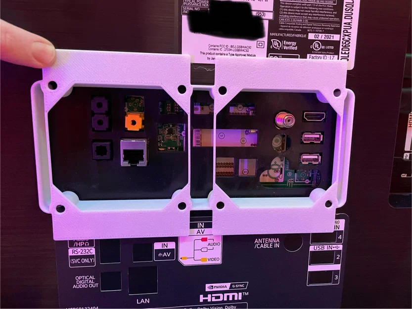 Ngàm Gắn Quạt Tản Nhiệt Cho TV LG CX OLED - Image 5