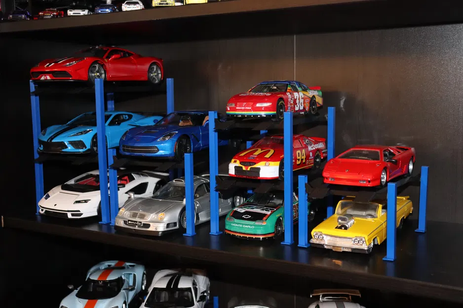 Dàn Cầu Nâng Xe Mô Hình 4 Trụ - Tỉ Lệ 1:64, 1:43, 1:30, 1:24, 1:18, 1:14, 1:10 - Image 1