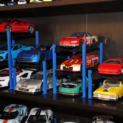 Dàn Cầu Nâng Xe Mô Hình 4 Trụ - Tỉ Lệ 1:64, 1:43, 1:30, 1:24, 1:18, 1:14, 1:10