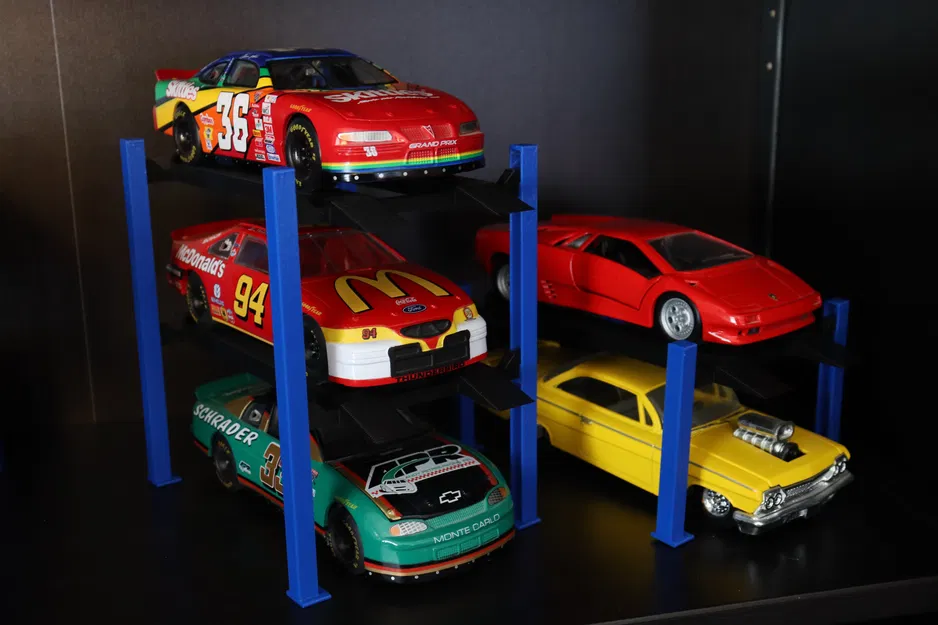 Dàn Cầu Nâng Xe Mô Hình 4 Trụ - Tỉ Lệ 1:64, 1:43, 1:30, 1:24, 1:18, 1:14, 1:10 - Image 3