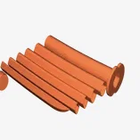 Mô hình 3D katana có thể gấp lại (nhiều bộ phận)