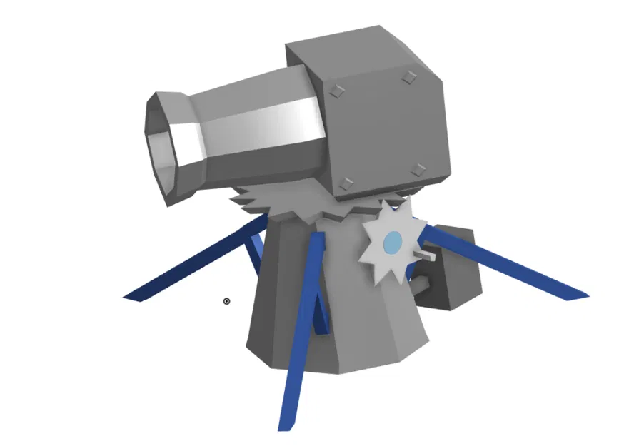 Pháo Lùn Mini - Có Động Cơ - Image 1