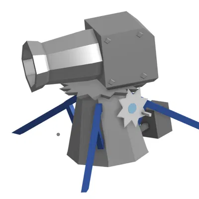 Pháo Lùn Mini - Có Động Cơ