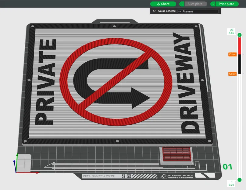 Biển Báo Lối Vào Riêng Tư Cấm Quay Đầu Xe - Image 2