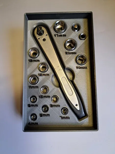 Khay Đựng Tuýp Metric Boxer Chuẩn Gridfinity - Image 2