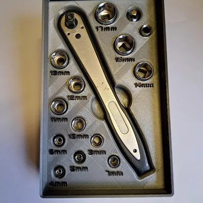 Khay Đựng Tuýp Metric Boxer Chuẩn Gridfinity