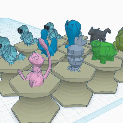 Mô Hình Pokemon Thêm Cho Game Pokemon Đế Gập Prusa