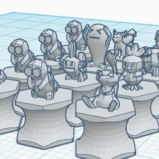 Mô Hình Pokemon Thêm Cho Game Pokemon Đế Gập Prusa