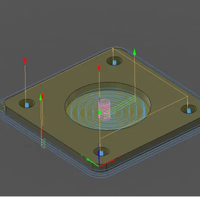 Cam Ví dụ cho Hướng dẫn CAM CNC Tấm phẳng của Tôi