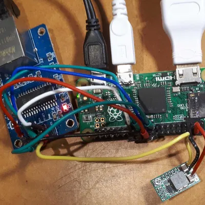 Vỏ cho Raspberry Pi Zero và adapter Ethernet