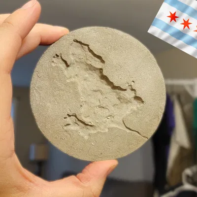 Khuôn Đế Lót Ly Hình Rãnh Chuột Chicago