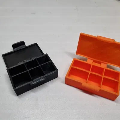 Hộp đựng thuốc mini in liền