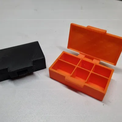 Hộp đựng thuốc mini in liền