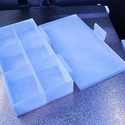 Hộp đựng thuốc / vitamin / ốc vít in liền