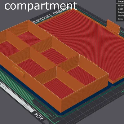 Hộp đựng thuốc / vitamin / ốc vít in liền