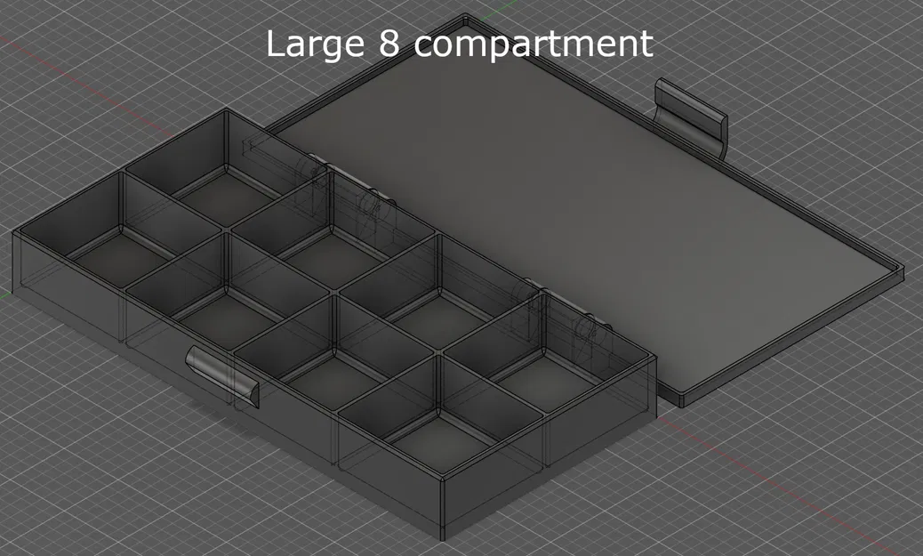 Hộp đựng thuốc / vitamin / ốc vít in liền - Image 5