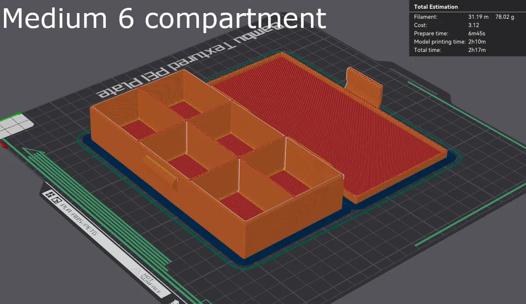 Hộp đựng thuốc / vitamin / ốc vít in liền - Image 8