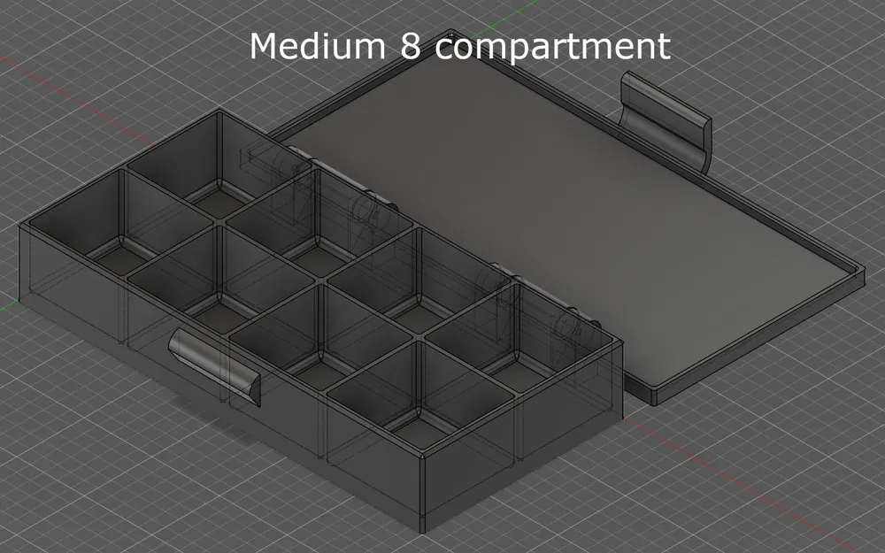 Hộp đựng thuốc / vitamin / ốc vít in liền - Image 9