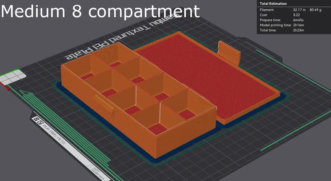 Hộp đựng thuốc / vitamin / ốc vít in liền - Image 10