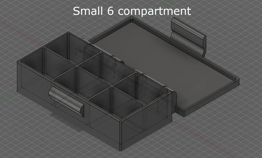 Hộp đựng thuốc / vitamin / ốc vít in liền - Image 11