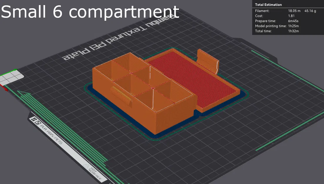 Hộp đựng thuốc / vitamin / ốc vít in liền - Image 12