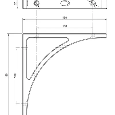 Giá Đỡ Kệ - Mẫu Phổ Dụng, Có Thể Thay Đổi Kích Thước