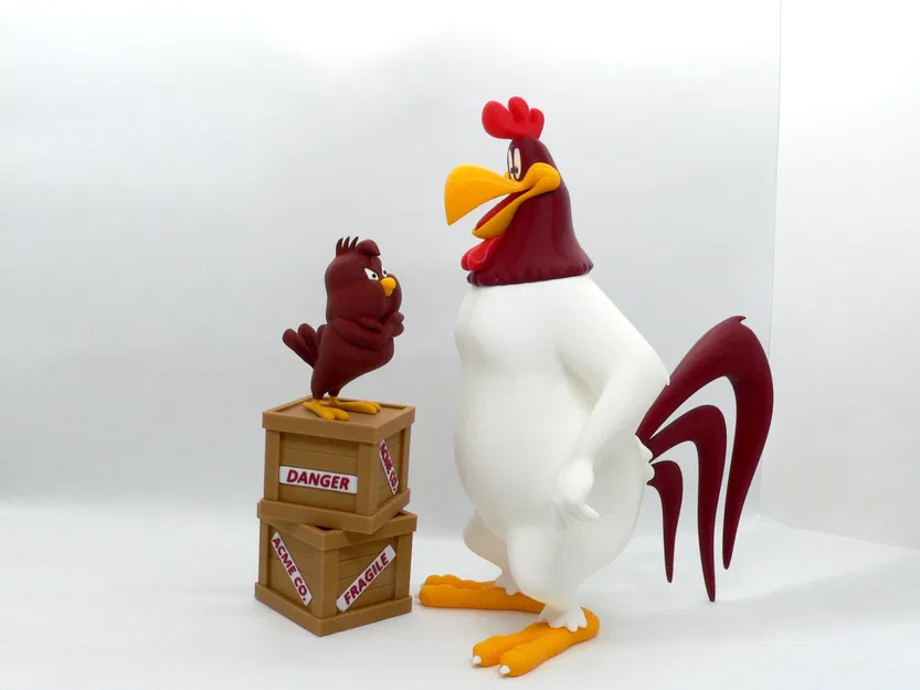 Mô hình 3D Henery Hawk Looney Tunes - Image 3