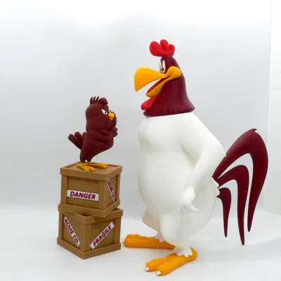 Mô hình 3D Henery Hawk Looney Tunes