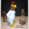 Mô hình 3D Henery Hawk Looney Tunes - Thumbnail 4