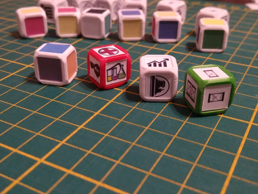 Xúc Xắc D6 Gắn Sticker - Image 1