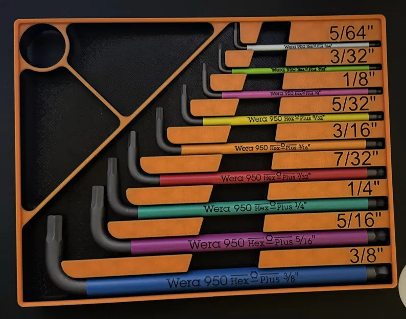Kệ Đựng Bộ Wera Hex+ Imperial Chuẩn Gridfinity - Image 1