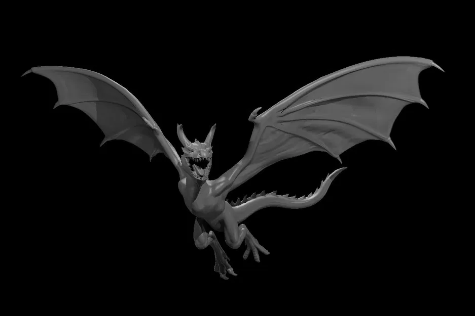 Rồng Tro (Ash Drake) - Từ Kobold Press Tome of Beasts! - Image 1