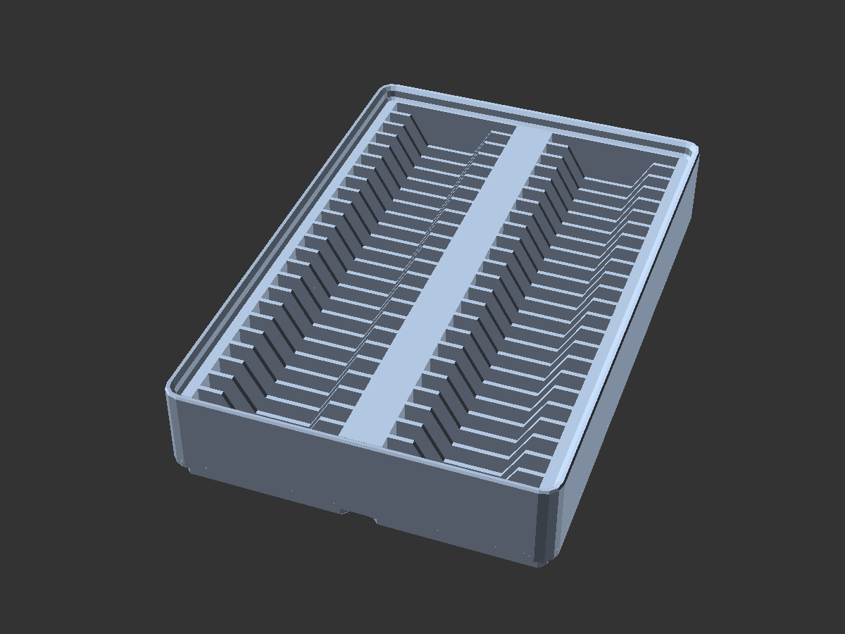 Khay đựng thẻ vật liệu Gridfinity V2 (parametric)