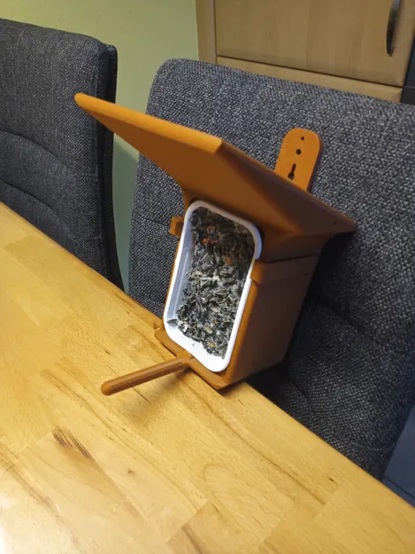 Nhà cho chim ăn kẹp ly bơ thực vật - Image 1