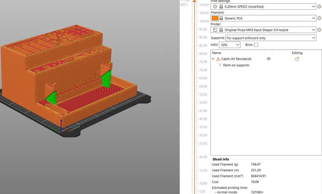 Khay Đựng Đồ Nghề Lớn Đa Năng Cho Bàn Máy In / Bàn Làm Việc - Image 7