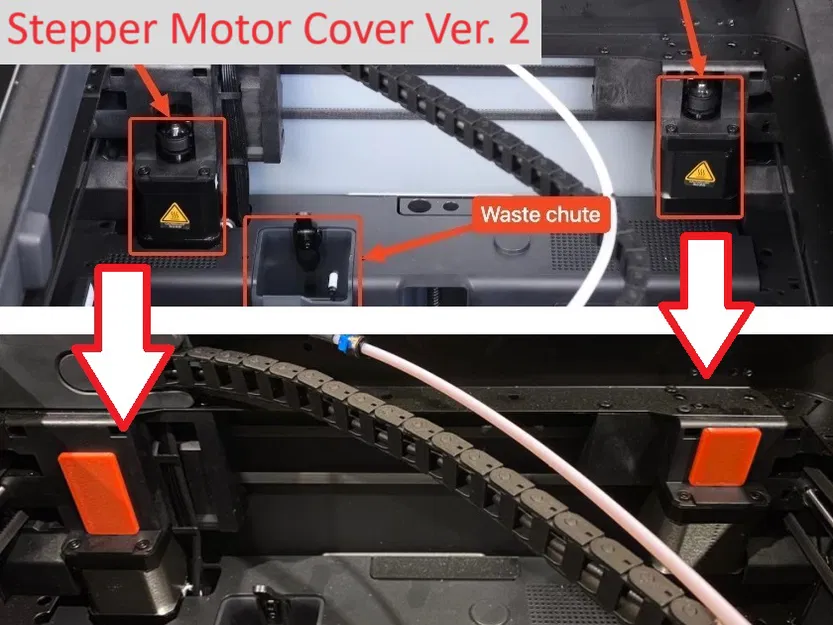(Ver. 2) Nắp Che Motor XY Dòng X1/P1 - Image 1