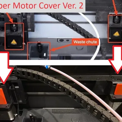 (Ver. 2) Nắp Che Motor XY Dòng X1/P1