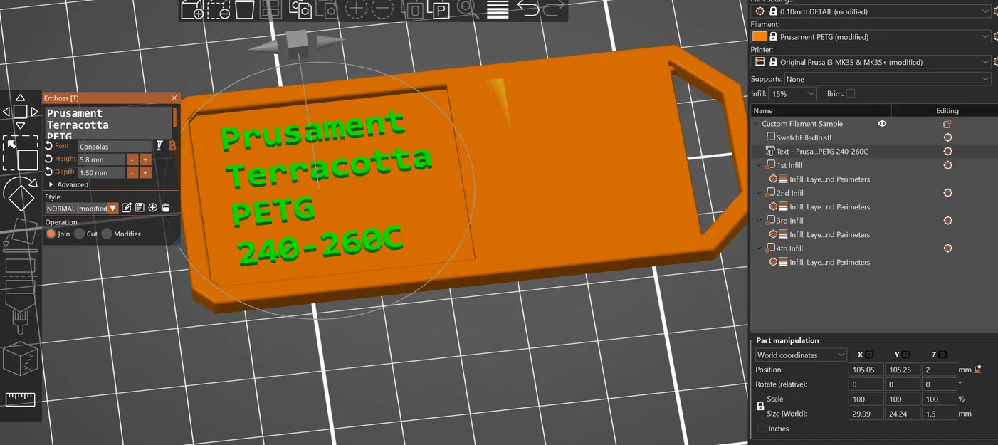 Mẫu Sợi Nhựa Tùy Chỉnh PrusaSlicer, Chỉnh Sửa Hoàn Toàn - Image 2