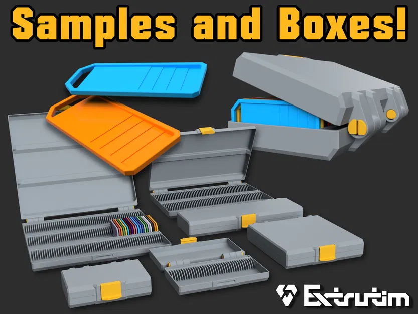 Hộp Mẫu Filament | Infill / Swatch Màu | In Toàn Bộ Được - Image 1
