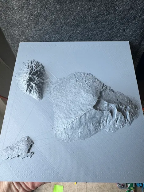 Bản đồ Địa hình 3D Maui - Image 1