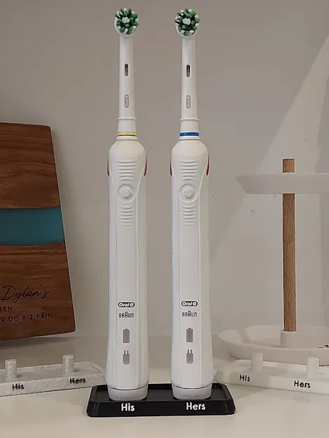 Giá Đỡ Bàn Chải Đánh Răng Oral B 3757 "His" và "Hers" - Image 2