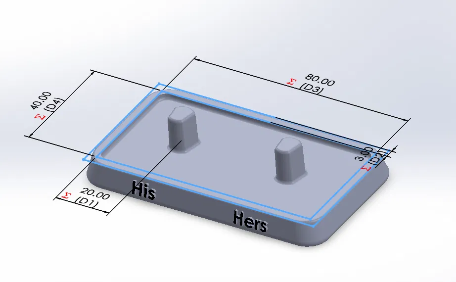 Giá Đỡ Bàn Chải Đánh Răng Oral B 3757 "His" và "Hers" - Image 3