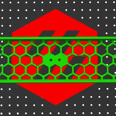 Giá Treo Màn Hình LCD Mini 12864 Cho Voron 0.2 "Bigger Skirts" (Mặt Trước)