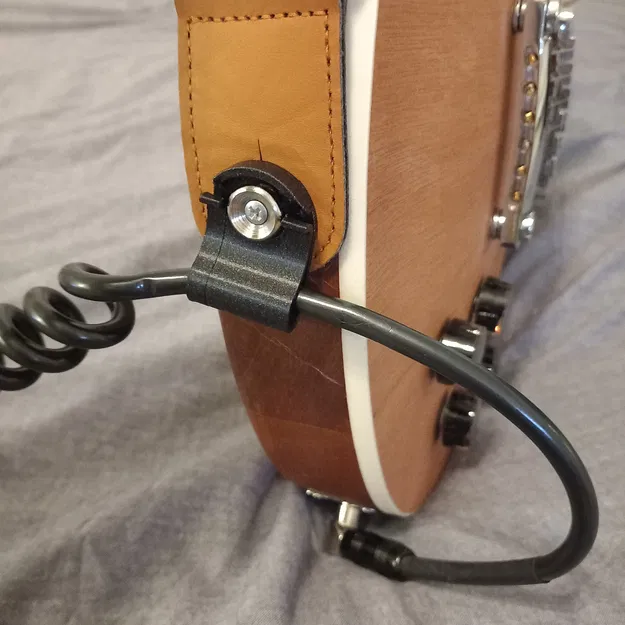 Khóa Dây Đeo Guitar Có Giữ Dây Cáp - Image 1