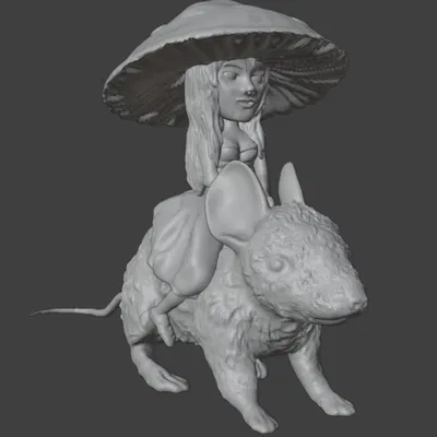 Nữ Tiên Nấm Cưỡi Chuột