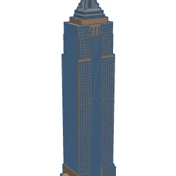 Tòa nhà Empire State - Mô hình 3D
