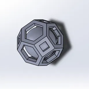 Khối đa diện không tưởng với quả bóng bên trong