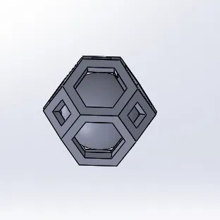 Khối đa diện không tưởng với quả bóng bên trong