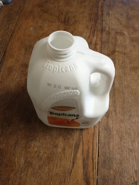 Mô Hình Bình Cam Tropicana Nhựa HDPE Trắng 128 fl oz - Image 2